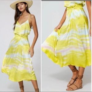 Young Fabulous & Broke “Savanna” Printed Twist Skirt